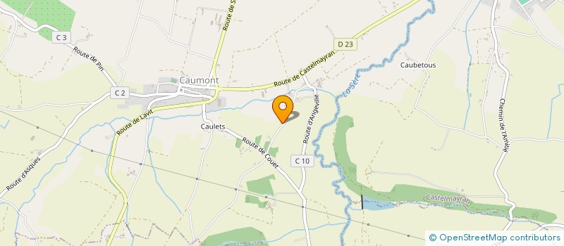 localisation de l'entreprise MJ IMMO à CAUMONT