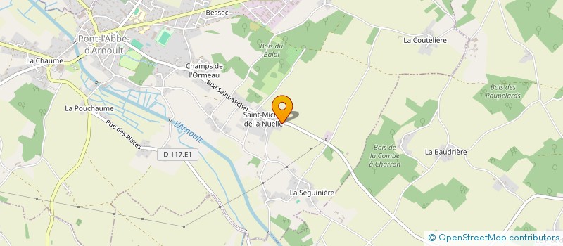 localisation de l'entreprise MJ IMMO  PONT-L'ABBE-D'ARNOULT