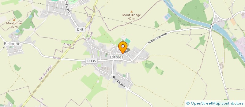 localisation de l'entreprise MJ IMMO  ESTREES