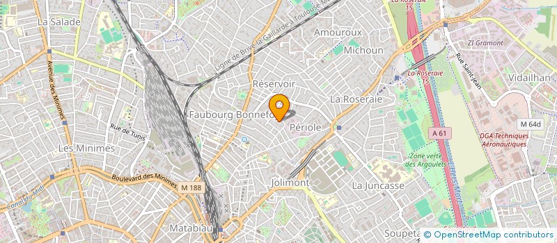 localisation de l'entreprise MJ IMMO à TOULOUSE