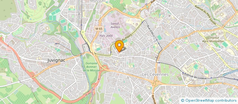 localisation de l'entreprise MJ IMMOBILIER à MONTPELLIER