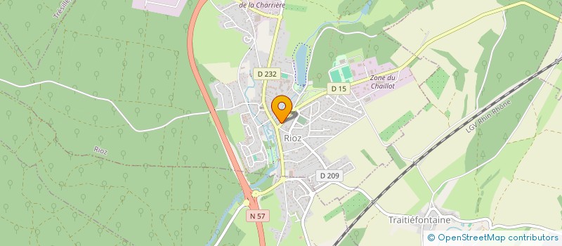 localisation de l'entreprise MJ IMMOBILIER  RIOZ