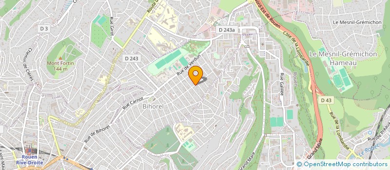 localisation de l'entreprise MJ INVEST à ROUEN