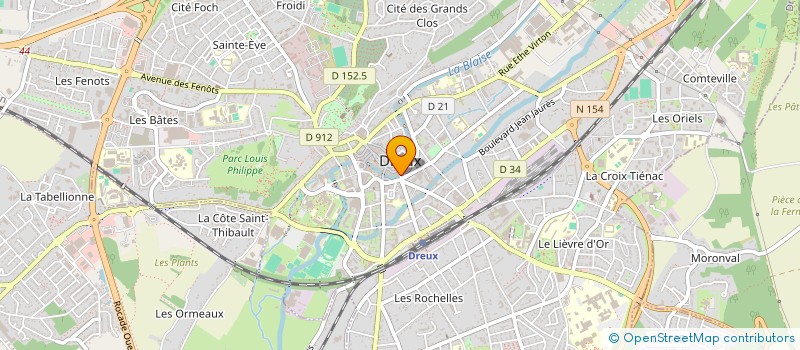 localisation de l'entreprise MJ INVEST à DREUX