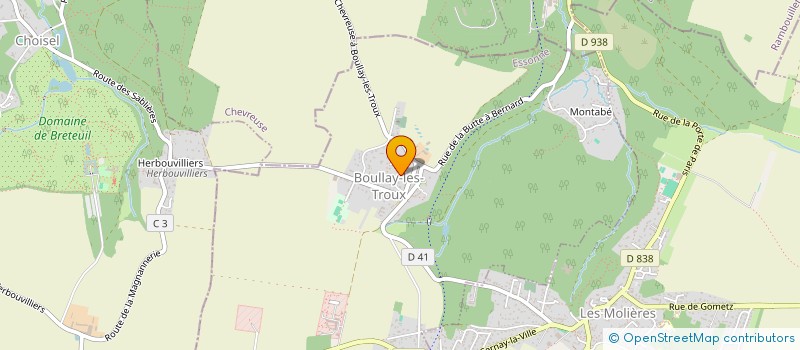 localisation de l'entreprise MJ INVEST  BOULLAY-LES-TROUX