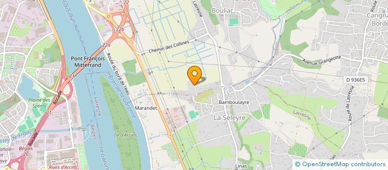 localisation de l'entreprise MJ LA BARDE  BOULIAC