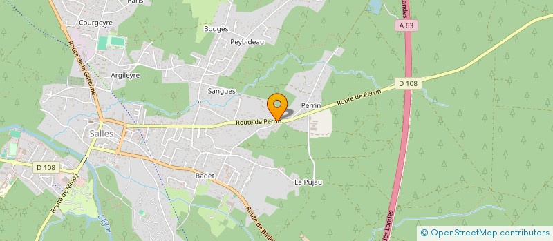 localisation de l'entreprise MJ LAB  SALLES