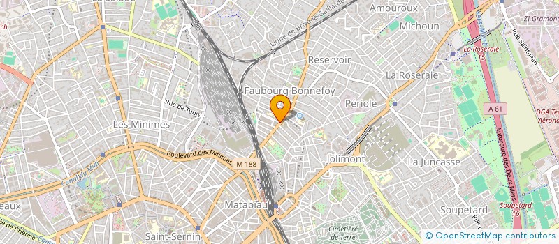localisation de l'entreprise MJ LABRUNE à TOULOUSE