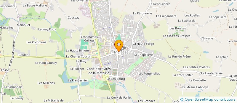 localisation de l'entreprise MJ LMNP  MELESSE