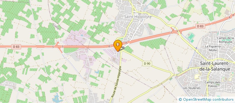 localisation de l'entreprise MJ LOISIRS  SAINT-HIPPOLYTE