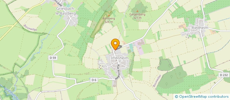 localisation de l'entreprise MJ MENUISERIE  BOUXWILLER