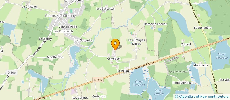 localisation de l'entreprise MJ MULTISERVICES à CHANOZ-CHATENAY