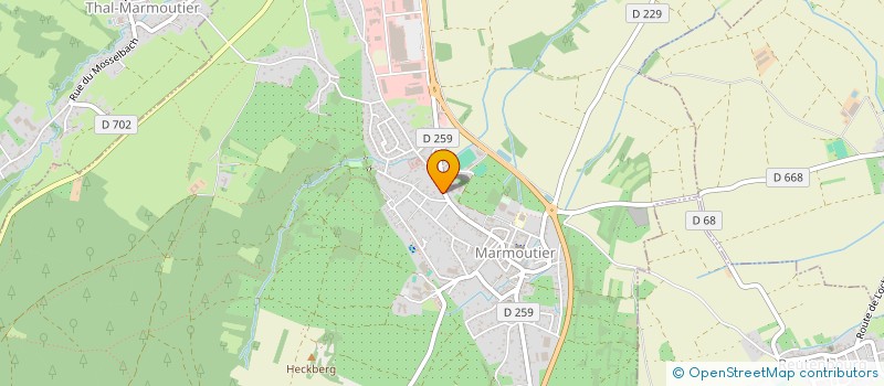 localisation de l'entreprise MJ NAIL'ARTIST & ESTHETIC  MARMOUTIER