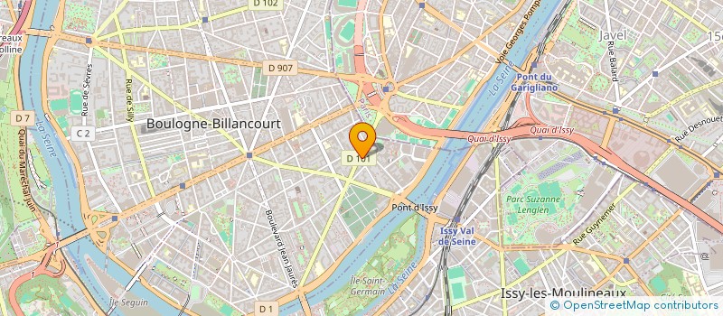 localisation de l'entreprise MJ NAILS à BOULOGNE-BILLANCOURT