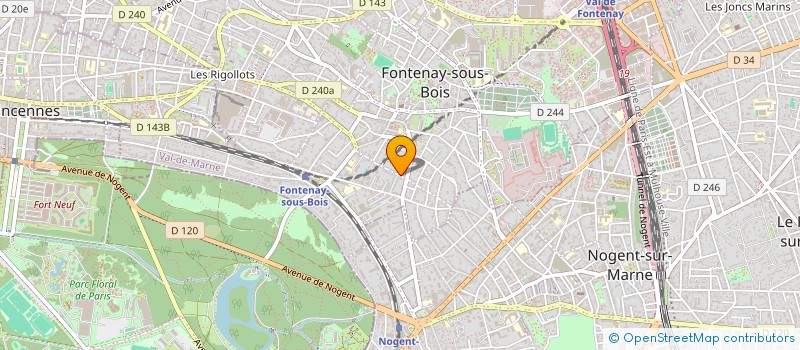 localisation de l'entreprise MJ.NOVIE à FONTENAY-SOUS-BOIS
