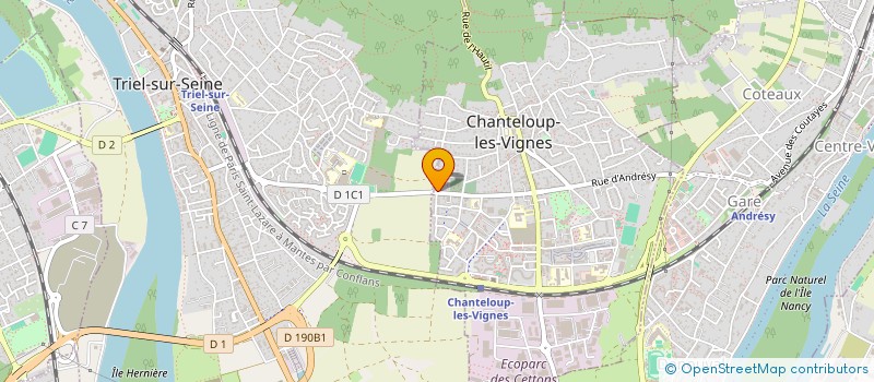 localisation de l'entreprise MJ OPS  CHANTELOUP-LES-VIGNES