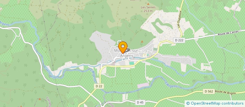 localisation de l'entreprise MJ PATRIMOINE  MONTFORT-SUR-ARGENS