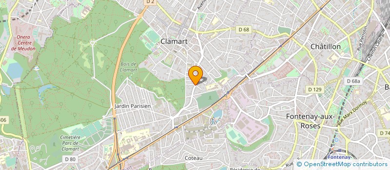 localisation de l'entreprise MJ PLUS à CLAMART