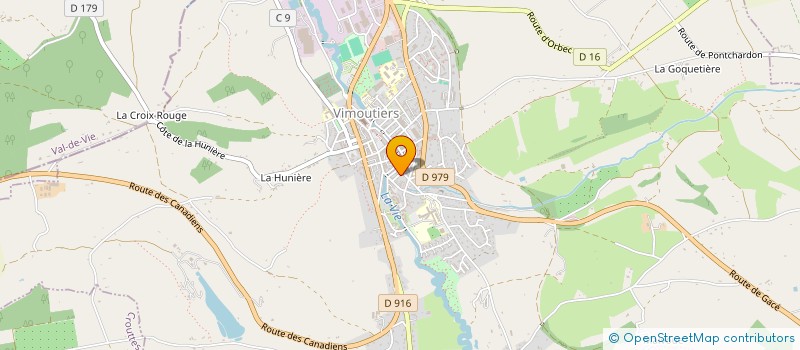 localisation de l'entreprise MJ PREMIUM CARS à VIMOUTIERS