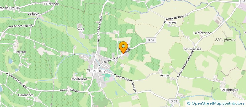 localisation de l'entreprise MJ PRESTATIONS  CHARENTAY