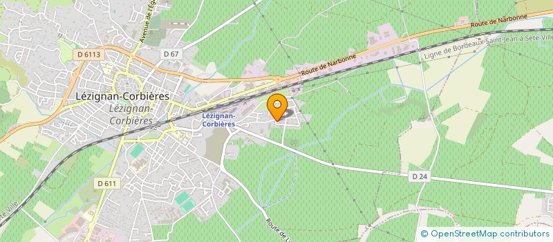 localisation de l'entreprise MJ PRESTIGE  LEZIGNAN-CORBIERES