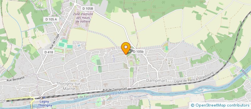 localisation de l'entreprise MJ-PRO  THORIGNY-SUR-MARNE