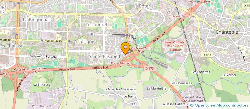 localisation de l'entreprise MJ PROJECT  RENNES