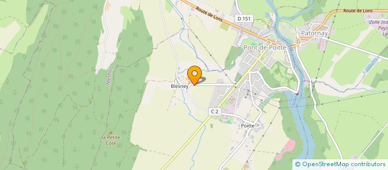 localisation de l'entreprise MJ PROPERTIES  PONT-DE-POITTE