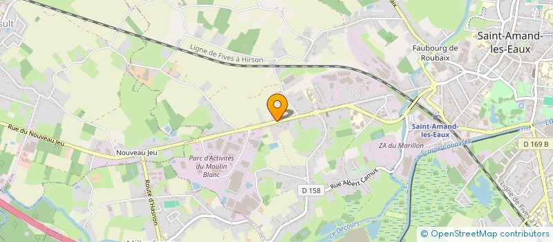 localisation de l'entreprise MJ PUB DESIGN  SAINT-AMAND-LES-EAUX