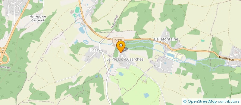 localisation de l'entreprise MJ RENOV  LE PLESSIS-LUZARCHES