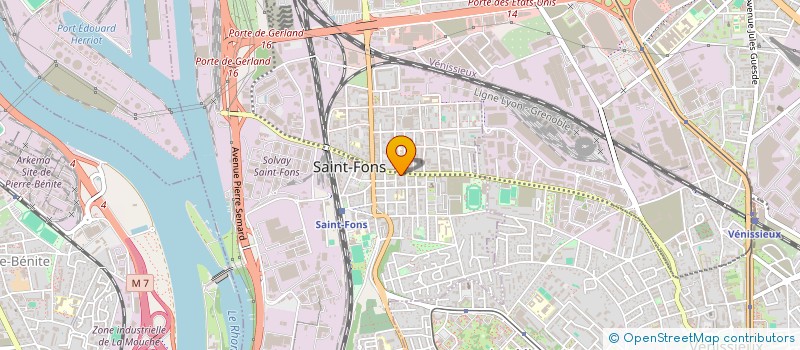 localisation de l'entreprise MJ RENOVATION à SAINT-FONS