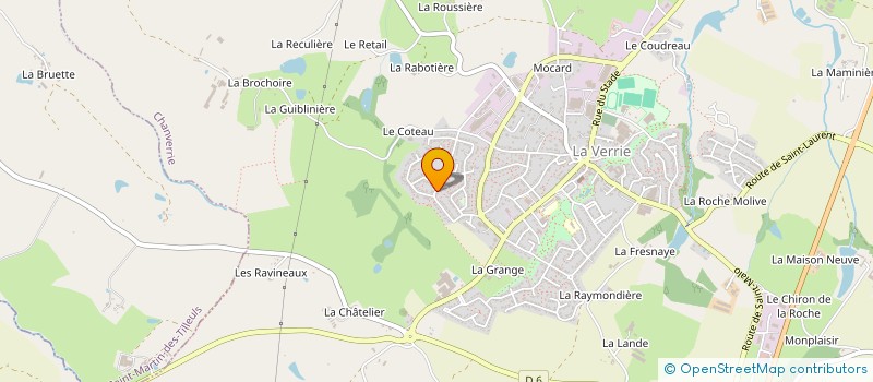 localisation de l'entreprise MJ ROY  CHANVERRIE