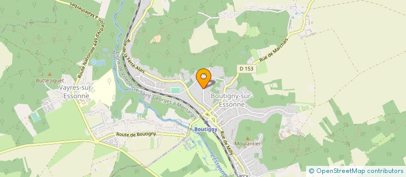 localisation de l'entreprise MJ&S  BOUTIGNY-SUR-ESSONNE