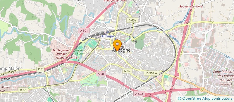 localisation de l'entreprise MJ SARL à AUBAGNE