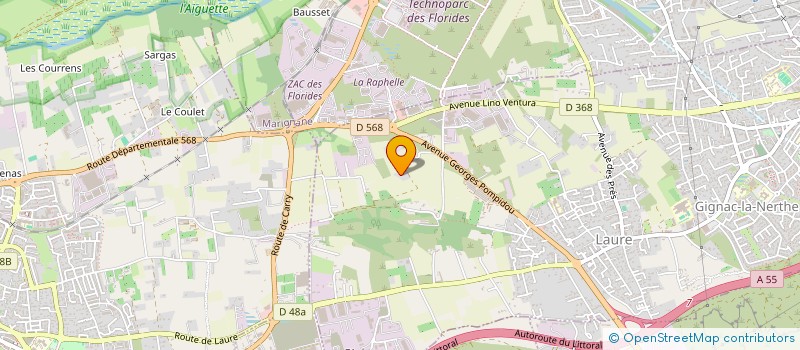 localisation de l'entreprise MJ SERVICES à GIGNAC-LA-NERTHE