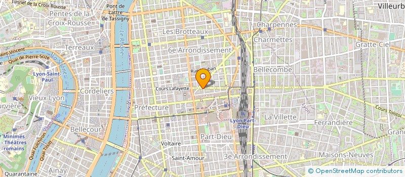 localisation de l'entreprise MJ SYNERGIE - MANDATAIRES JUDICIAIRES à LYON