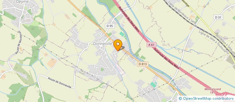 localisation de l'entreprise MJ SYSTEM  DONNEVILLE