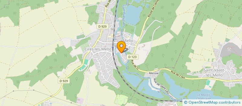 localisation de l'entreprise MJ SYSTEM  CIRES-LES-MELLO