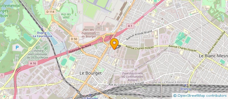 localisation de l'entreprise MJ SYSTEMS à LE BLANC-MESNIL