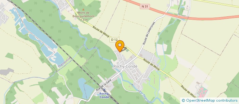 localisation de l'entreprise MJ TAXI  ROCHY-CONDE