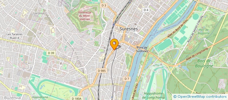 localisation de l'entreprise MJ TEBAR à SURESNES