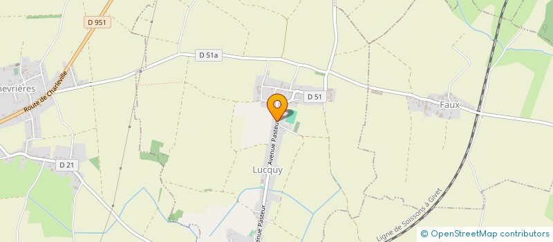 localisation de l'entreprise MJ TRAVAUX  LUCQUY