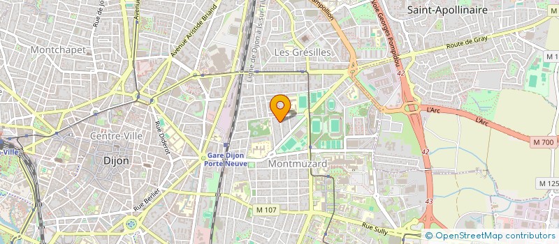 localisation de l'entreprise MJ2C à DIJON
