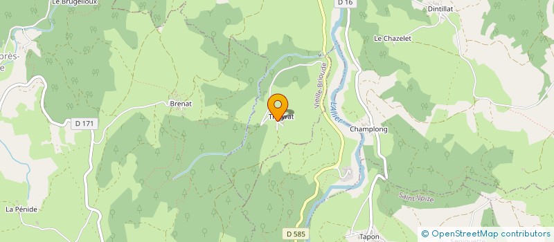 localisation de l'entreprise MJ2C  VIEILLE-BRIOUDE