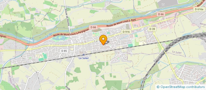 localisation de l'entreprise MJ2F  LE SOLER