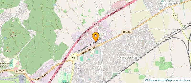 localisation de l'entreprise MJ2L  GAUJAC