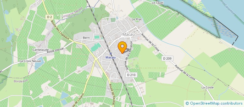 localisation de l'entreprise MJ2L  MARGAUX-CANTENAC