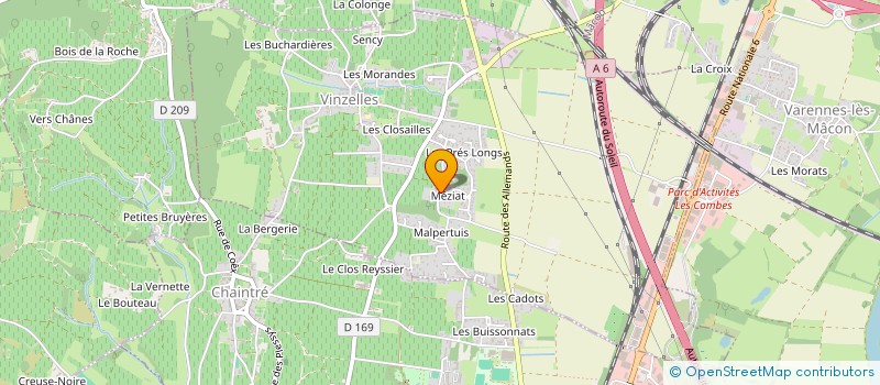 localisation de l'entreprise MJ2L MACON  CRECHES-SUR-SAONE