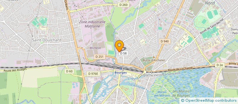 localisation de l'entreprise MJ2R  BOURGES