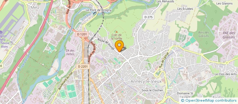 localisation de l'entreprise MJ3A-IS  ANNECY